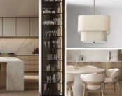 Interior design elements reflecting Japanese aesthetics in Jumeirah Islands at Serenia District, featuring warm minimalism, natural textures and refined details.